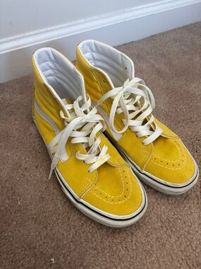 Yellow High-Top Vans